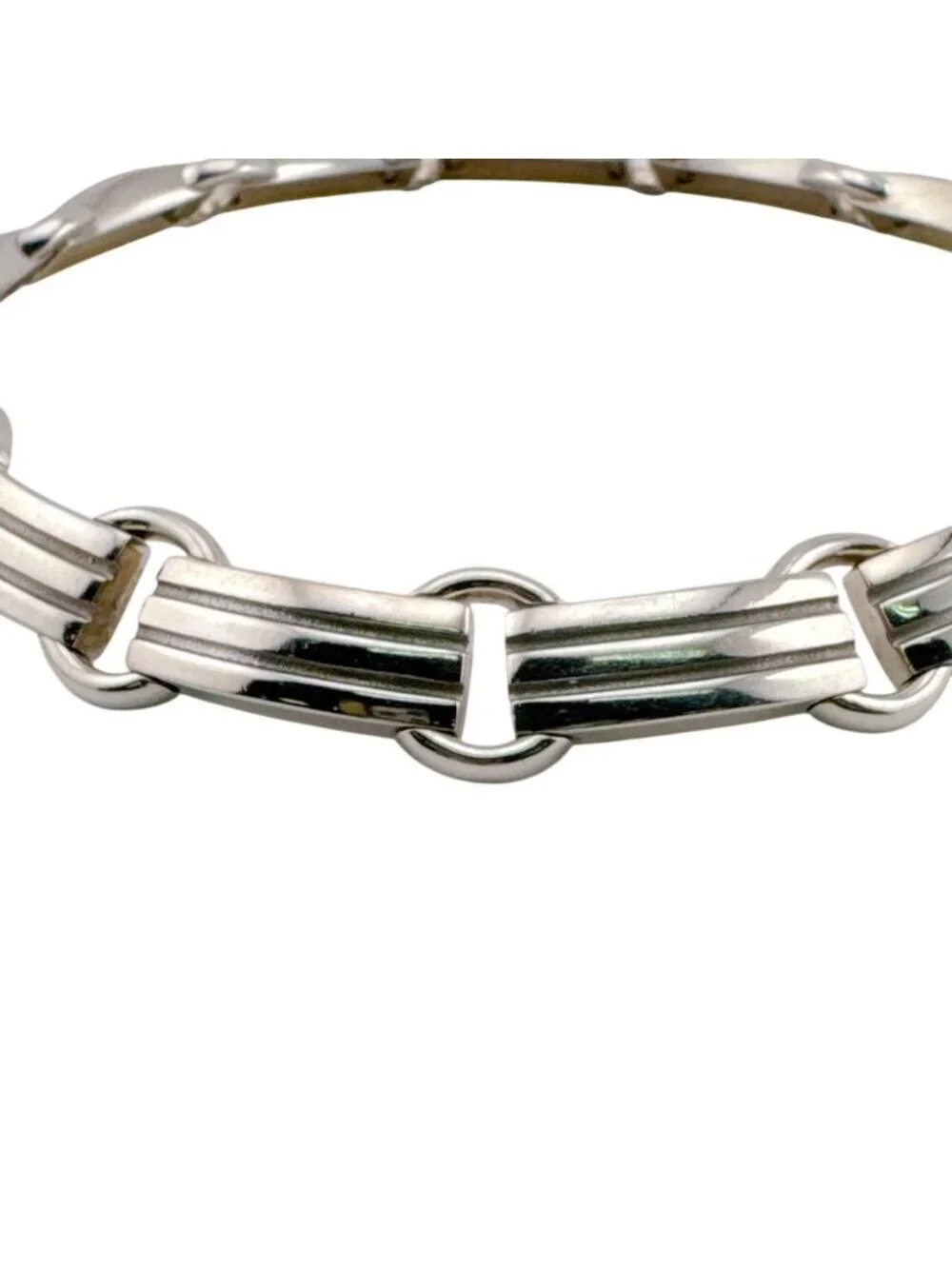 Tiffany & Co Atlas Groove Link Necklace